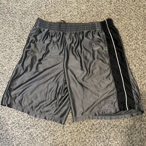 c9 by champion Vintage Y2K Dazzle Shiny Shorts Gray Black White Lining Men's XL